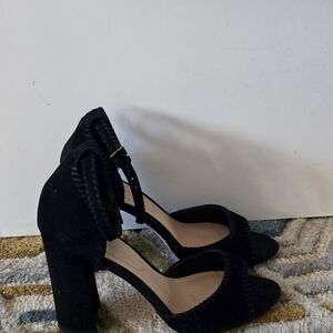 Aldo Black Suede Women's Heels